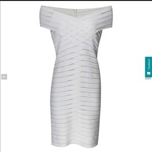 *IN BLACK* Frank Lyman black pleated bodycon dress